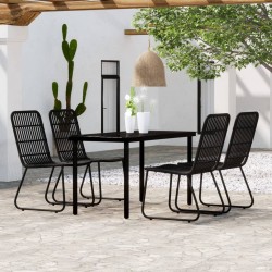 Sonata H Градински трапезен комплект, 5 части, черен - Seturi pentru exterior
