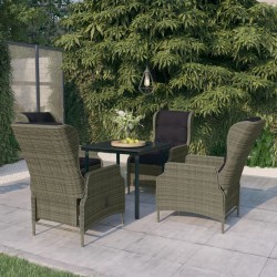 Sonata H Градински трапезен комплект, 5 части, кафяв - Seturi pentru exterior