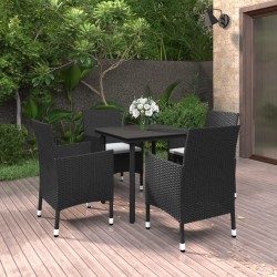 Sonata H Градински комплект с възглавници 5 части полиратан и стъкло - Seturi pentru exterior