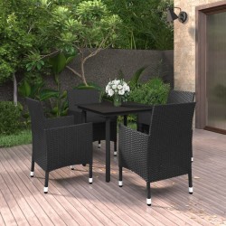 Sonata H Градински комплект с възглавници 5 части полиратан и стъкло - Seturi pentru exterior