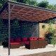 Sonata Set mobilier de grădină cu perne, 9 piese, maro, poliratan
