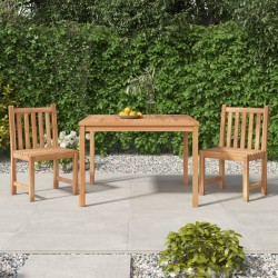 Sonata H Градински трапезен комплект, 3 части, тиково дърво масив - Seturi pentru exterior