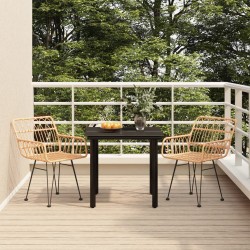 Sonata H Градински трапезен комплект, 3 части, полиратан - Seturi pentru exterior