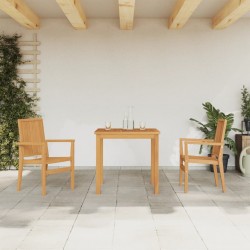 Sonata H Градински трапезен комплект, 3 части, тиково дърво масив - Seturi pentru exterior
