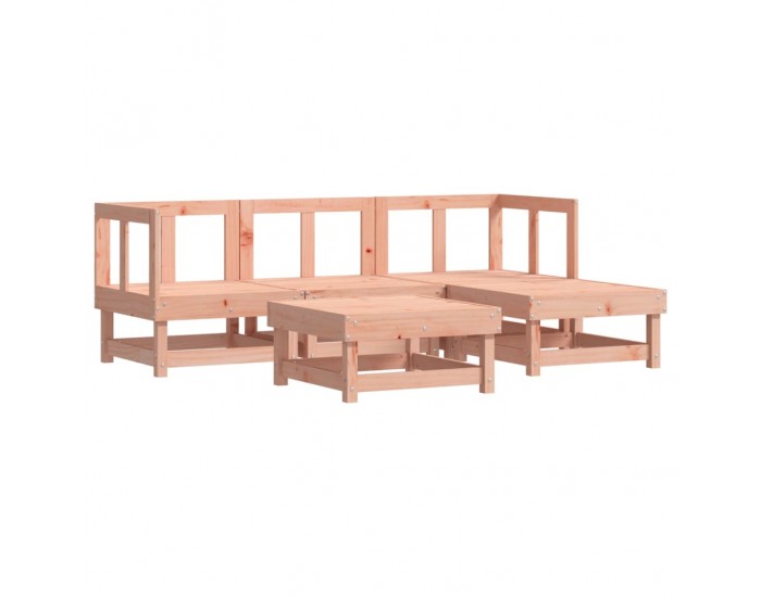 Sonata Set mobilier relaxare de grădină, 5 piese, lemn masiv douglas