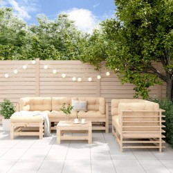 Sonata H Градински лаундж комплект, 7 части, бор масив - Seturi pentru exterior