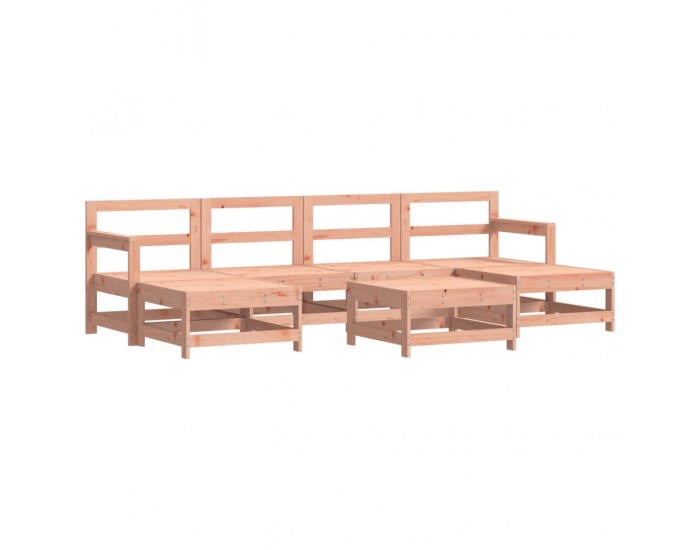 Sonata Set mobilier de grădină, 7 piese, lemn masiv douglas