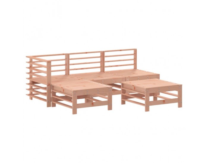 Sonata Set mobilier relaxare de grădină, 5 piese, lemn masiv douglas