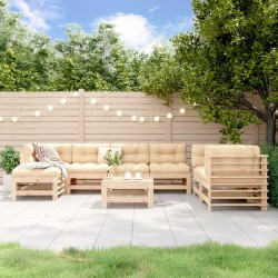 Sonata H Градински лаундж комплект, 8 части, бор масив - Seturi pentru exterior