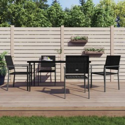 Sonata H Градински трапезен комплект от 5 части полиратан и стомана - Seturi pentru exterior