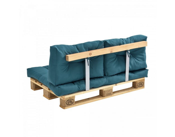 Седална възглавница за мебели от палети Comfy 80x120x12 см тюркоаз