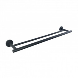 LUSSO BLACK MATT ДВОЙНА ПОСТАВКА ЗА ХАВЛИЯ 3648B - Baie