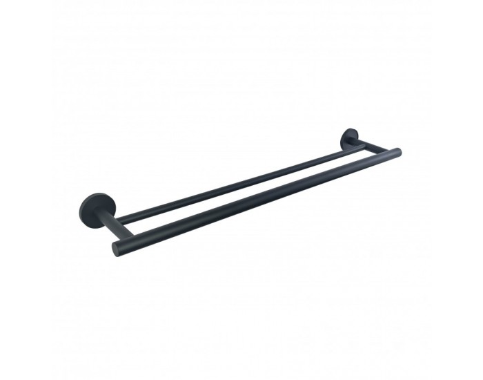 LUSSO BLACK MATT ДВОЙНА ПОСТАВКА ЗА ХАВЛИЯ 3648B