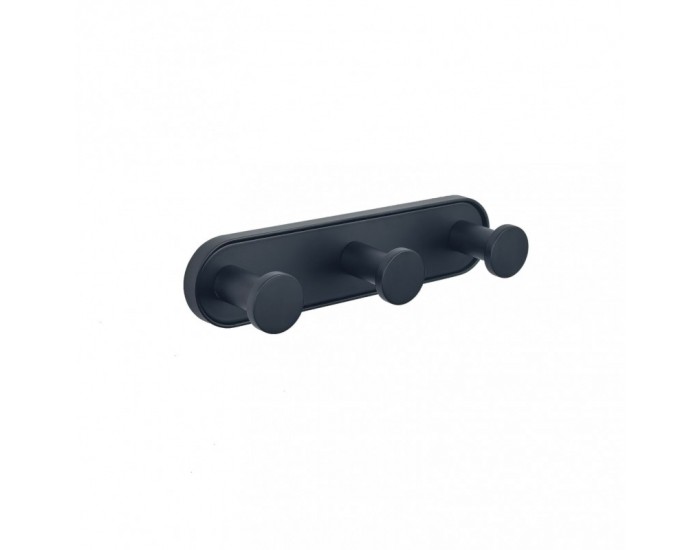 LUSSO BLACK MATT ТРОЙНА ЗАКАЧАЛКА 3653-3BM