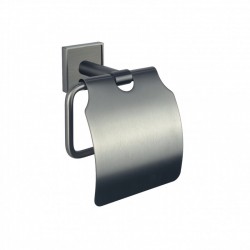 MODENA GUN GREY ПОСТАВКА ЗА ТОАЛЕТНА ХАРТИЯ С КАПАК 3851GG - Baie