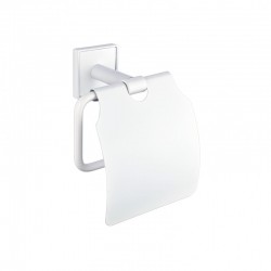MODENA WHITE MATT ПОСТАВКА ЗА ТОАЛЕТНА ХАРТИЯ С КАПАК 3851WM - Baie