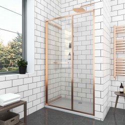 ПРЕГРАДЕН ПАРАВАН GRAZIANA BRUSHED ROSE GOLD - Cabine de duș, cădițe și paravane