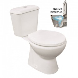 Моноблок ICC 1072S RIMLESS - Vase WC monobloc, vase WC, bideuri și rezervoare