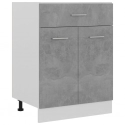 Sonata H Долен шкаф с чекмедже бетонно сив 60x46x81,5 см инженерно дърво - Bucătării modulare