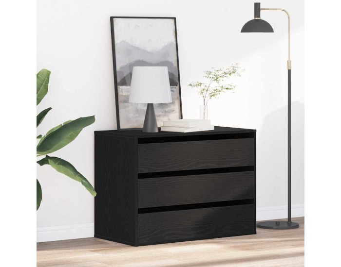 Sonata H Кутия за дрехи Черен дъб 80 x 41 x 58 см Инженерно дърво