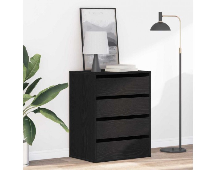 Sonata H Кутия за дрехи Черен дъб 60 x 41 x 76 см Инженерно дърво