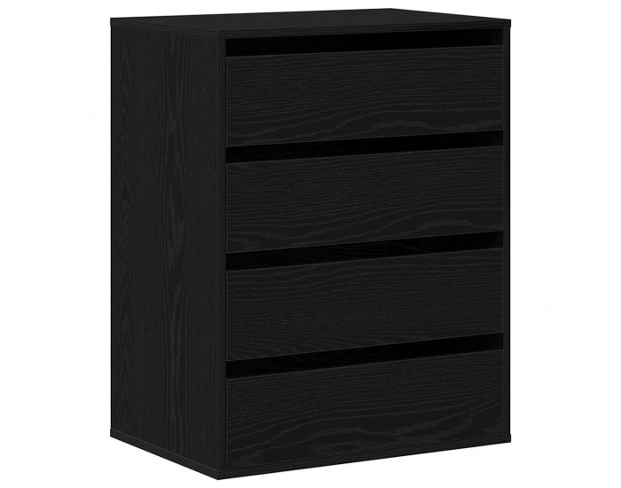Sonata H Кутия за дрехи Черен дъб 60 x 41 x 76 см Инженерно дърво