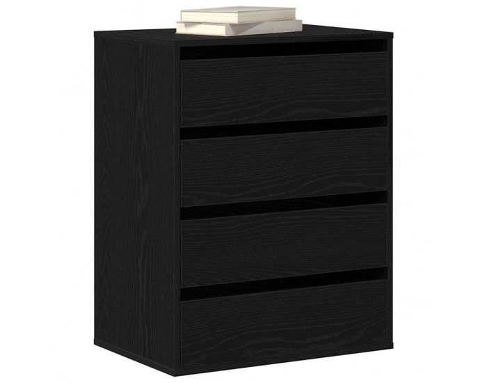 Sonata H Кутия за дрехи Черен дъб 60 x 41 x 76 см Инженерно дърво