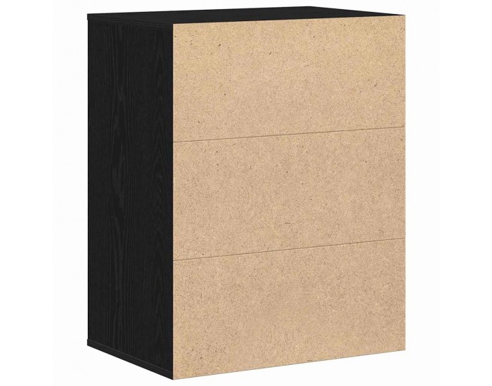 Sonata H Кутия за дрехи Черен дъб 60 x 41 x 76 см Инженерно дърво