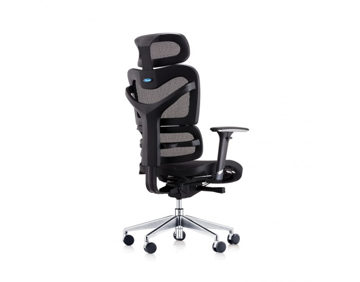 Ергономичен стол RFG TECH@MAX, Multi-function механизъм, до 250 kg, черен