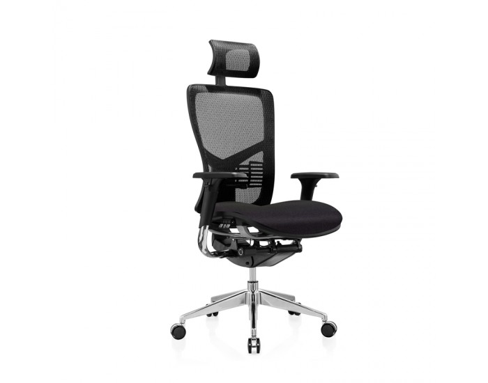 Ергономичен стол RFG TECH@PRO, Multi-function механизъм, до 250 kg, черен