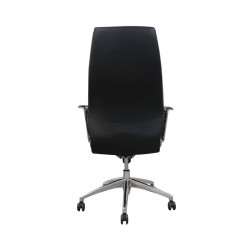 Директорски стол RFG VINCI HB, екокожа, до 150 kg, черен - Scaune de birou