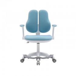 Детски стол RFG Ergo Cute White, текстил, до 100 kg, син - Scaune pentru copii