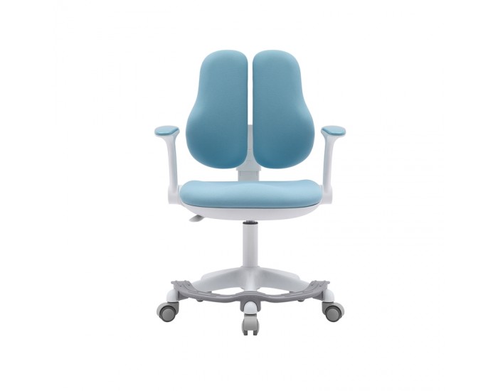 Детски стол RFG Ergo Cute White, текстил, до 100 kg, син