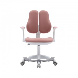Детски стол RFG Ergo Cute White, текстил, до 100 kg, розов - Scaune pentru copii