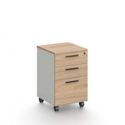 Контейнер за бюро RFG Monaco, 400 х 420 х 620 mm, ПДЧ 16 mm, бряст и бяло - Rfg