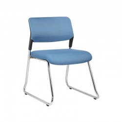 Посетителски стол RFG Evo 4S M, текстил, метална основа, до 120 kg, син - Scaune de birou
