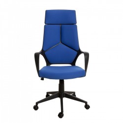 Директорски стол Force Black, текстил, Tilt механизъм, до 120 kg, тъмносин - Scaune de birou