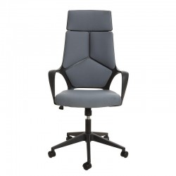 Директорски стол Force Black, текстил, Tilt механизъм, до 120 kg, сив - Scaune de birou