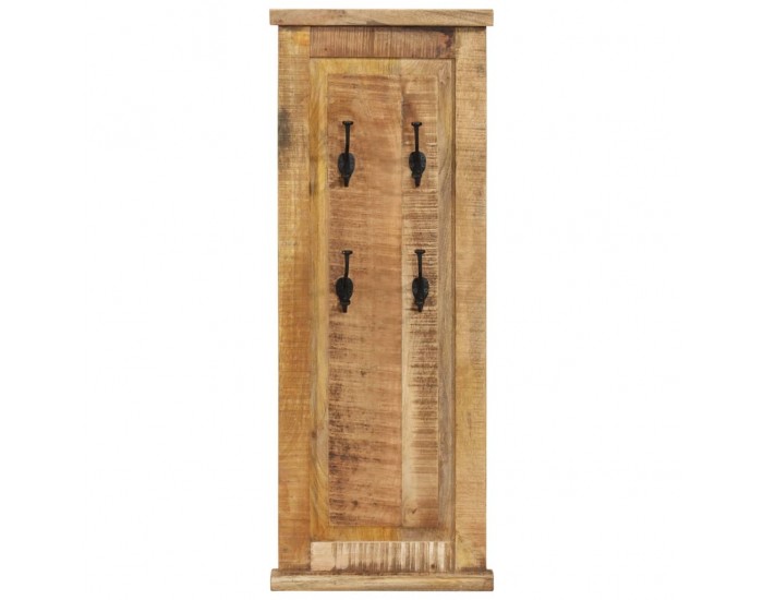 Sonata H Закачалки за дрехи, 2 бр, мангово дърво масив, 38x100 см