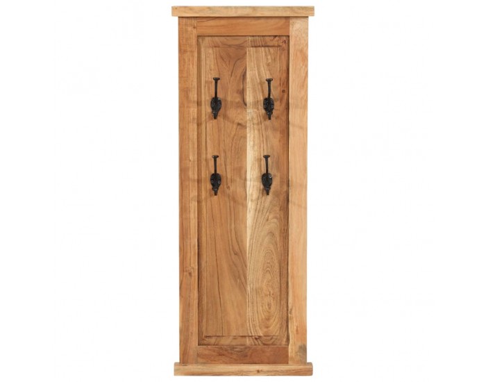 Sonata H Закачалки за дрехи, 2 бр, акациево дърво масив, 38x100 см