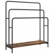 Sonata H Стойка за дрехи Опушен дъб 90 x 30 x 100.5 cm Инженерно дърво