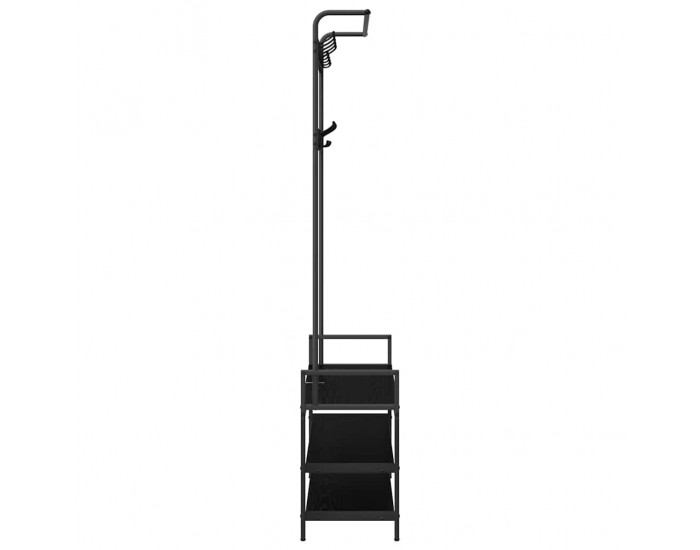 Sonata H Закачалка за палта Черен дъб 95 x 34 x 184 см Инженерно дърво