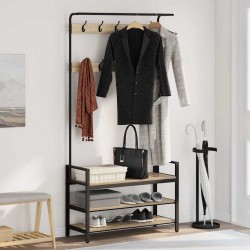 Sonata H Закачалка за палта дъб сонома 95 x 34 x 184 см Инженерно дърво - Cuiere