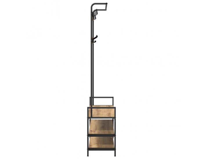 Sonata H Закачалка за палта дъб артизан 95 x 34 x 184 см Инженерно дърво