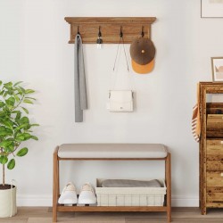 Sonata H Стенна закачалка за палта Естествен 70 x 10 x 20 cm - Cuiere