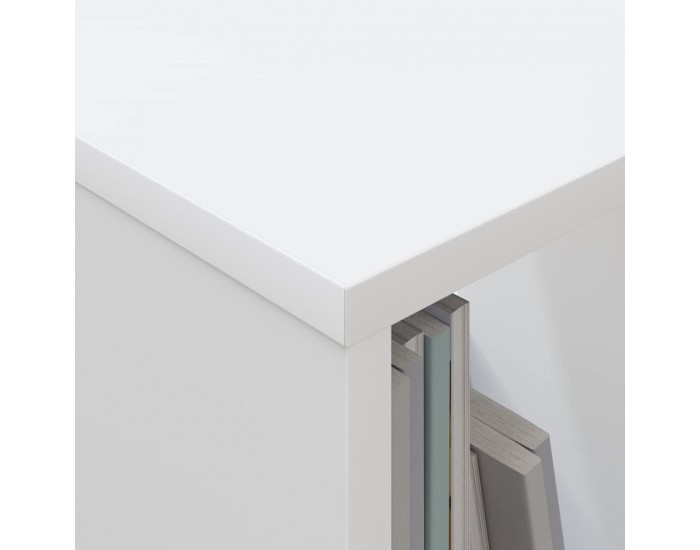 Sonata H Етажерка за списания Бяло 102 x 30 x 45 см
