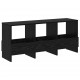 Sonata H Етажерка за списания Черния дъб 102 x 30 x 45 см