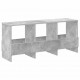 Sonata H Етажерка за списания Циментено сиво 102 x 30 x 45 см