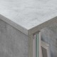 Sonata H Етажерка за списания Циментено сиво 102 x 30 x 45 см