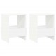 Sonata H Етажерка за списания 2 pcs Бяло 35 x 30 x 45 см